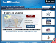 Tablet Screenshot of bank-a-count.com